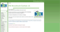 Desktop Screenshot of fsv-herzebrock-clarholz.de