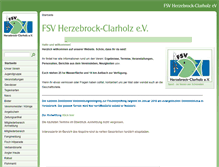 Tablet Screenshot of fsv-herzebrock-clarholz.de